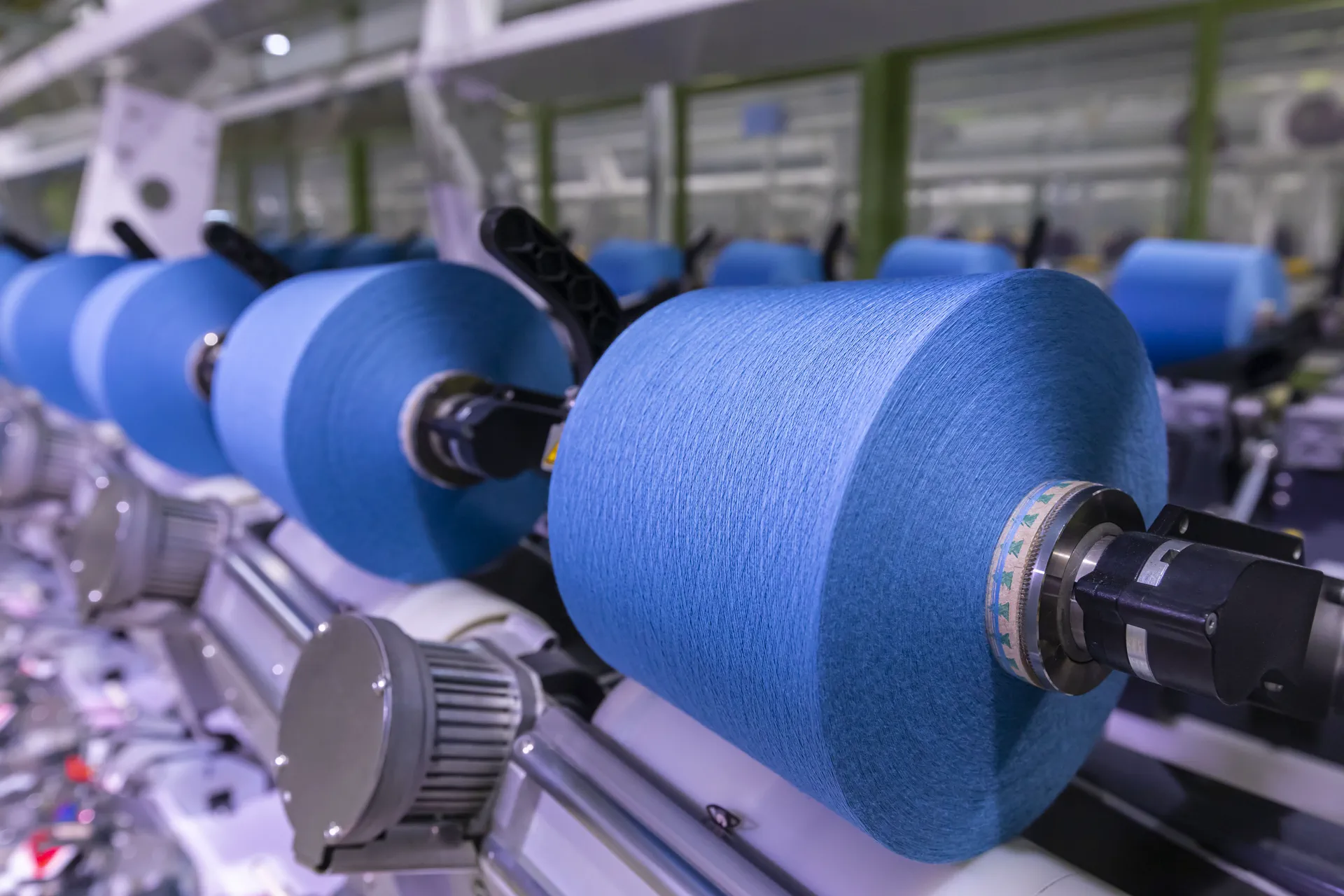 Dyed Cotton Yarn material view 1